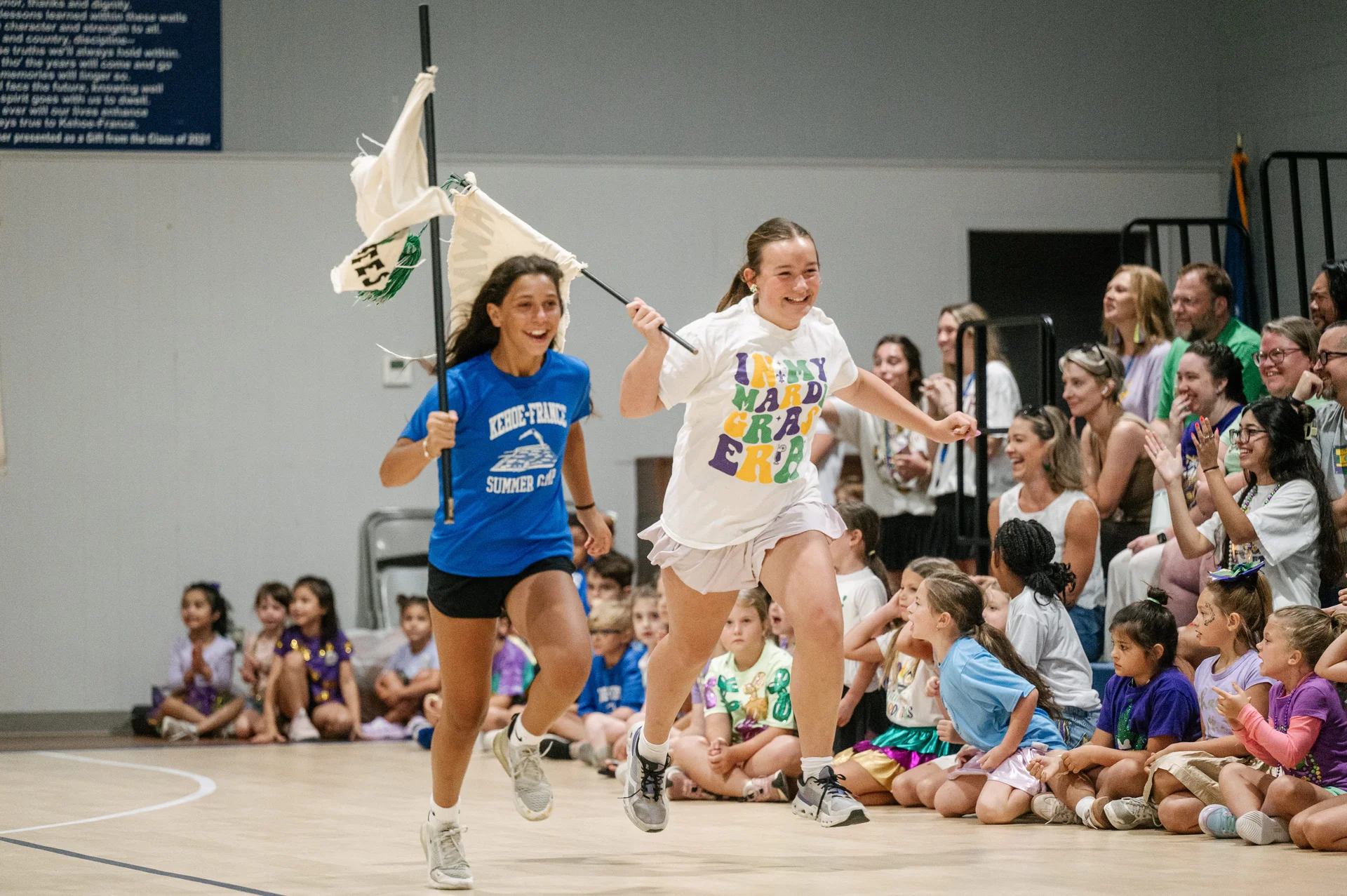 Tribe competition and camp spirit