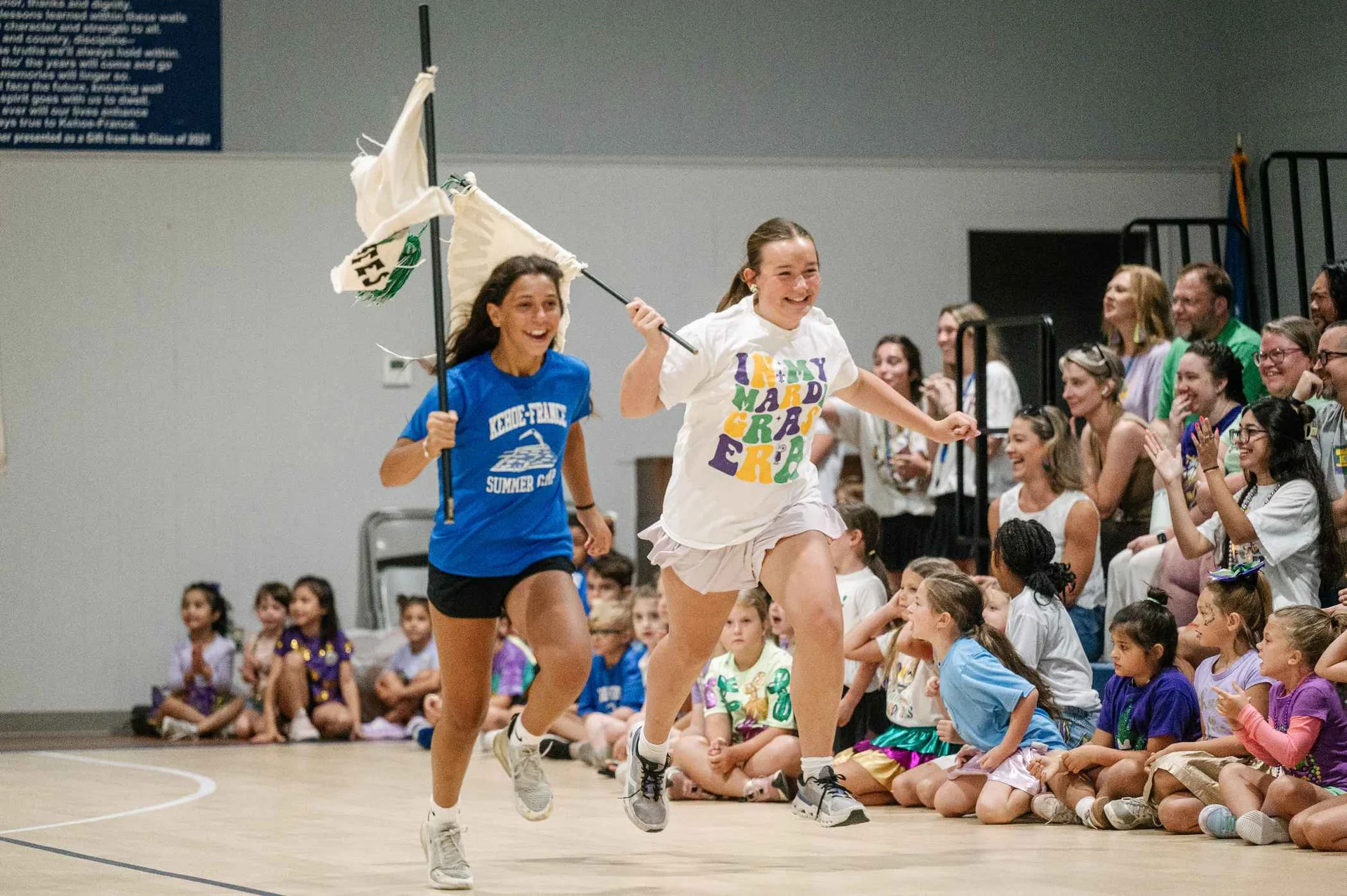 Tribe competition and camp spirit